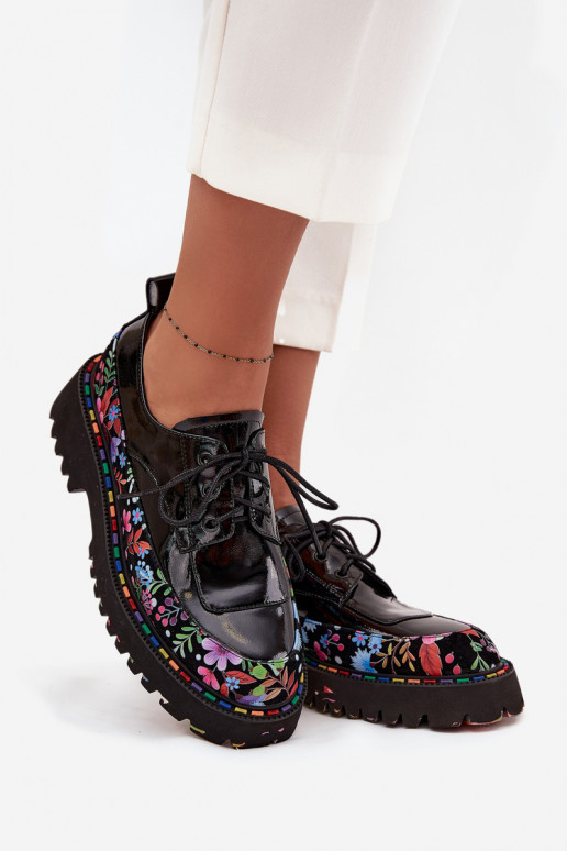 met lakeffect schoenenOpturalnej Skóry met patronen Artiker 57C0174 zInart