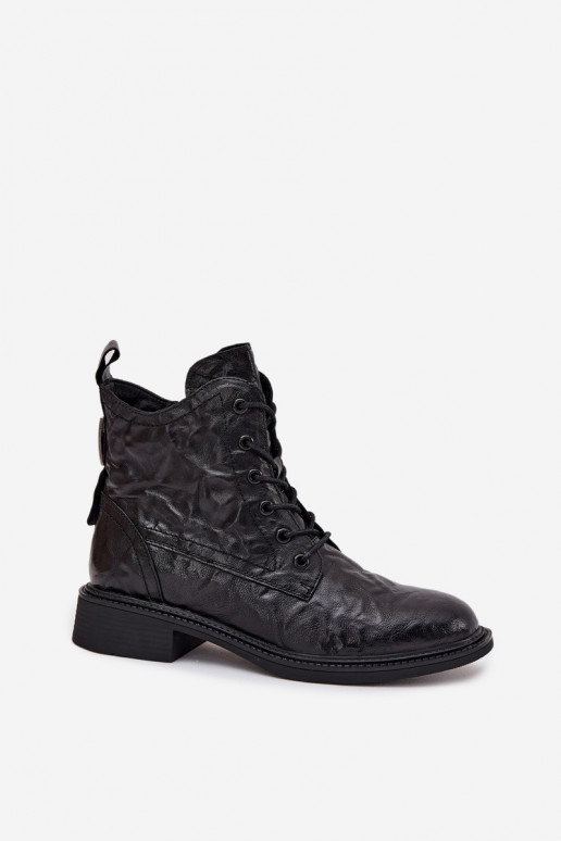 Bottes pour femmesActivéturalnej Skóry réchauffer Artiker 57C1006 couleur noire