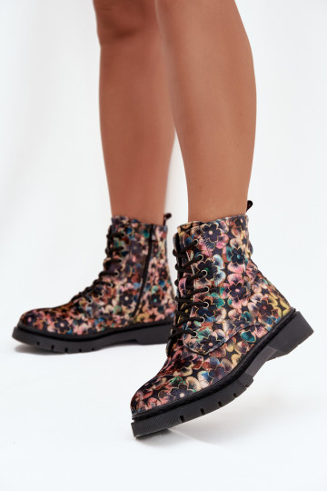 Bottes pour femmes réchauffer avec des fleurs Artiker 57C1050 Couleurs différentes