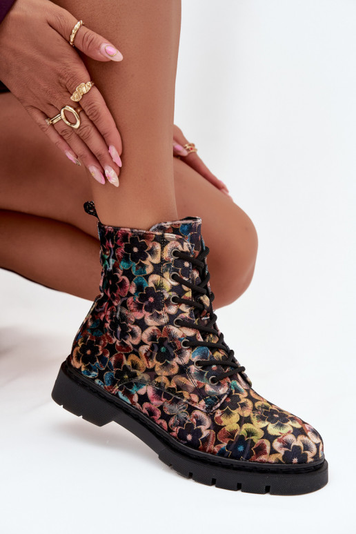 Bottes pour femmes réchauffer avec des fleurs Artiker 57C1050 Couleurs différentes