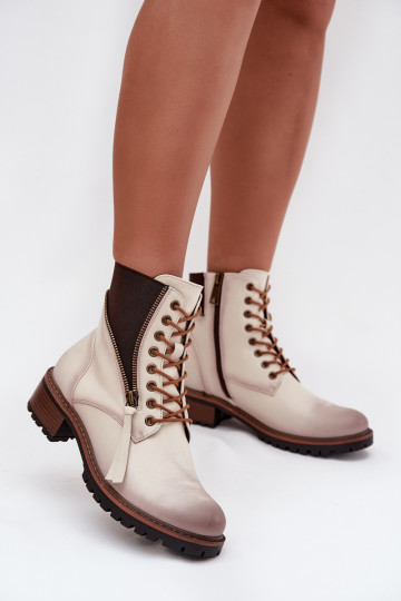 Bottes pour femmes réchauffer Klocke Vinceza 58559 beige