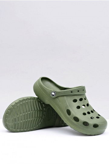 Heren slippers met bandjes voor tuin en zwembad, groen 2