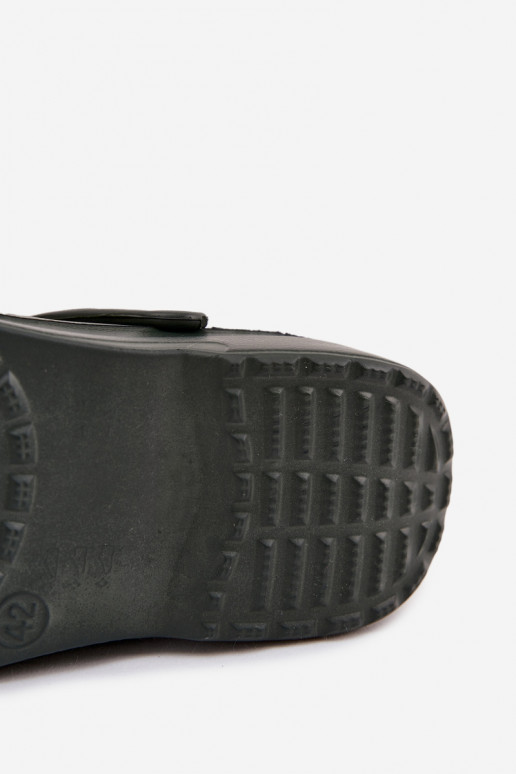 Heren slippers met bandjes voor tuin en zwembad, groen Heren slippers met bandjes voor tuin en zwembad, groen