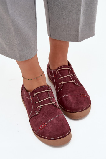 Peau chaussures FémininPrzeszyciami Artiker 57C2111 Bourgogne