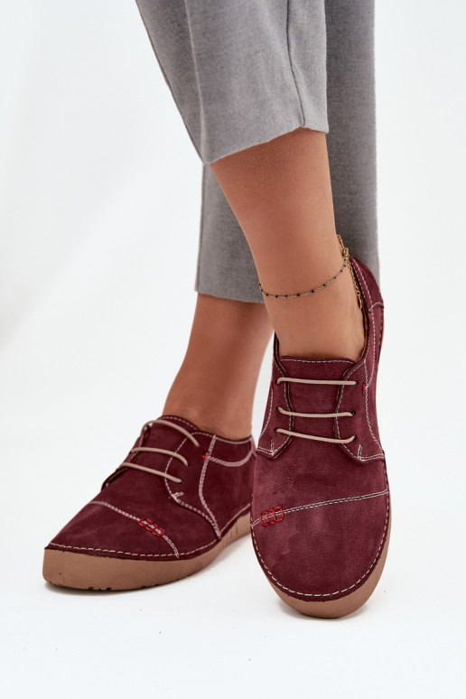 Peau chaussures FémininPrzeszyciami Artiker 57C2111 Bourgogne