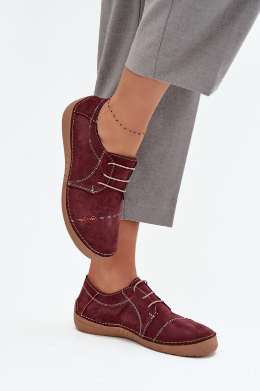 Peau chaussures FémininPrzeszyciami Artiker 57C2111 Bourgogne