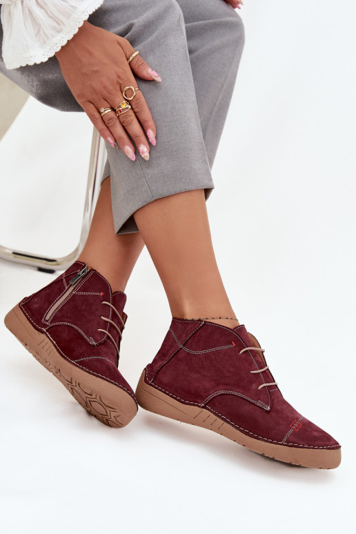 Peau chaussures FémininPrzeszyciami Au Château Artiker 57C2116 Bourgogne