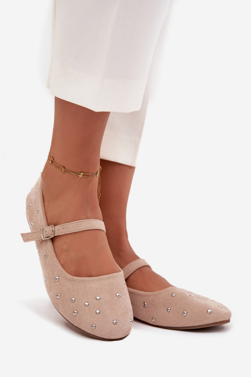 Ballerines décorées avec des sangles de couleur rose Olivisse Ballerines décorées avec des sangles de couleur rose Olivisse