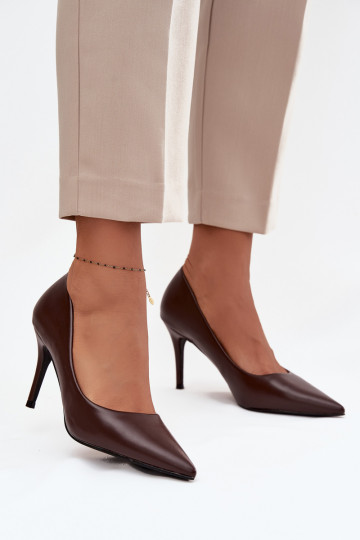 hochhackige Schuhe Feminin aus Öko-Leder CzekoladoZue Sivana 2