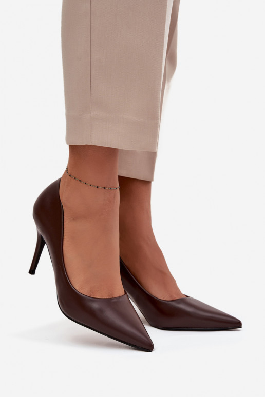 chaussures à talons hauts Féminin en cuir écologique CzekoladoÀe Sivana chaussures à talons hauts Féminin en cuir écologique CzekoladoÀe Sivana