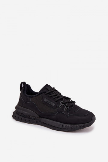 Baskets d'hiver pour hommes SS174411 HI-POLY SYSTEM couleur noire