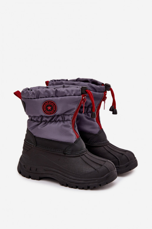 SnoInboots voor kinderen Opar het kasteel Big Star SS374031 grijs-zInart