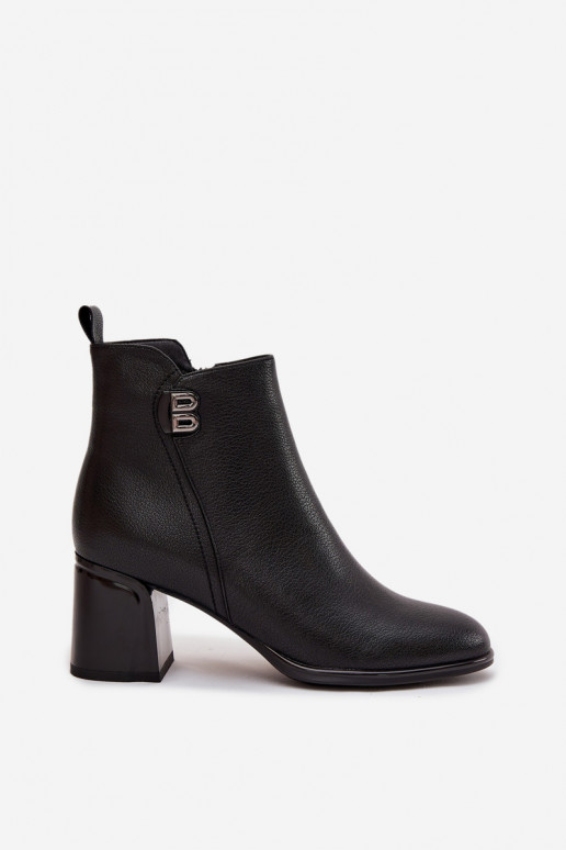 réchauffer Bottes pour femmesActivéturalnej Skóry avec des talons couleur noire Jovelle