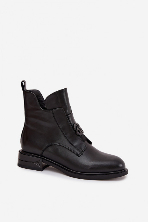 opInarmen Leer Dameslaarzen Met sierlijk Detalem zInart Briselda