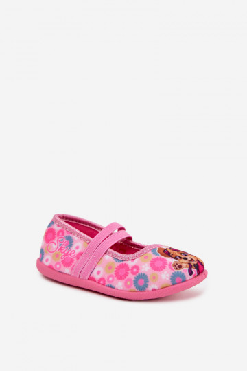 Kinderen ballerina slippers "Paw Patrol" Skye roze kleur Ravellina