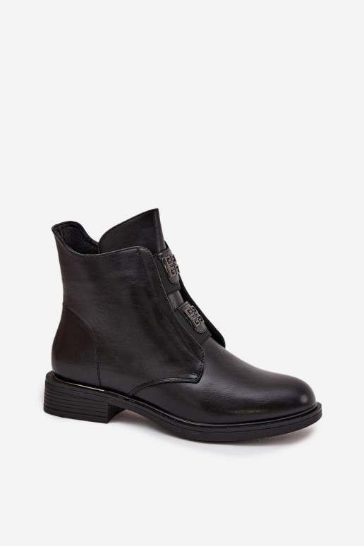 Dameslaarzen opInarmen Op een lage hak met mooie details zInart Tavressa