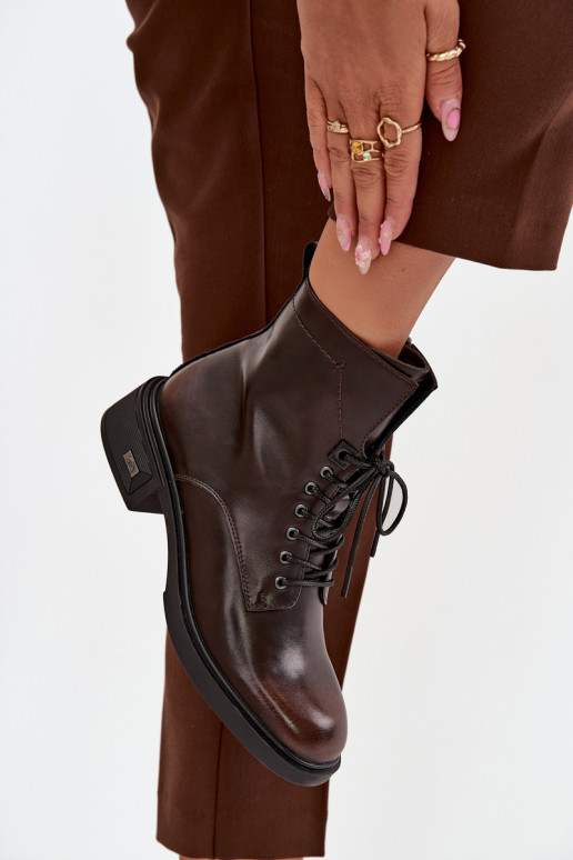 DameslaarzenOpturalnej Skóry Op een lage hak opInarmen Vinceza 39955 CzekoladoIne DameslaarzenOpturalnej Skóry Op een lage hak opInarmen Vinceza 39955 CzekoladoIne