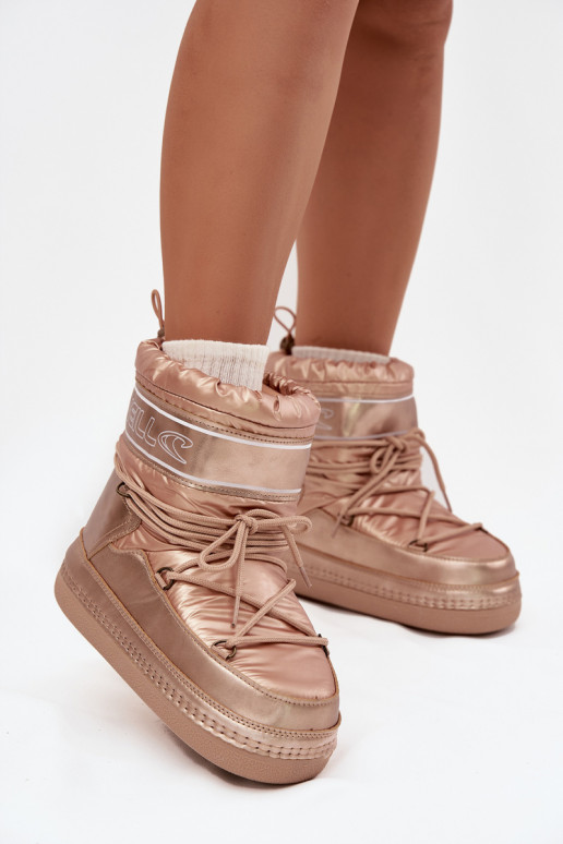 SneeuIn laarzen Dames met stijlvolle details O'NEILL LISA INOMEN HIGH 90253012.99U gouden kleur