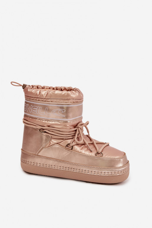 Bottes de neige Féminin avec des détails élégants O'NEILL LISA DANSOMEN HIGH 90253012.99U couleur dorée