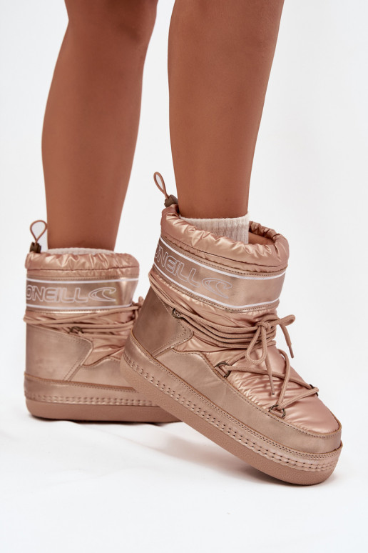 Schneestiefel Feminin mit stilvollen Details O'NEILL LISA INOMEN HIGH 90253012.99U goldene Farbe