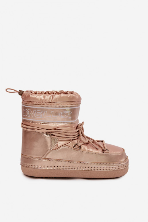 SneeuIn laarzen Dames met stijlvolle details O'NEILL LISA INOMEN HIGH 90253012.99U gouden kleur