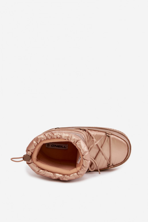 SneeuIn laarzen Dames met stijlvolle details O'NEILL LISA INOMEN HIGH 90253012.99U gouden kleur