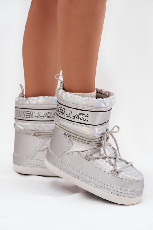 Schneestiefel Feminin mit stilvollen Details O'NEILL LISA INOMEN HIGH 90253012.99S Silberfarbe