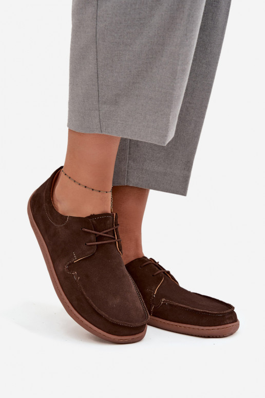 Schuhe Feminin Typu BarefootErmöglichtturalnego aus INildlederu Zazoo 327 CzekoladoZue