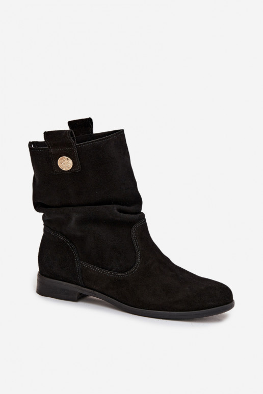 Haut INildlederschuhe Feminin Mit Rüschen sich Zuarm laufen Zazoo 4210 schZuarze Farbe Haut INildlederschuhe Feminin Mit Rüschen sich Zuarm laufen Zazoo 4210 schZuarze Farbe