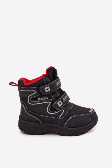 réchauffer Bottes de neige pour enfants chaussures Big Star OO374048 bleu foncé 2