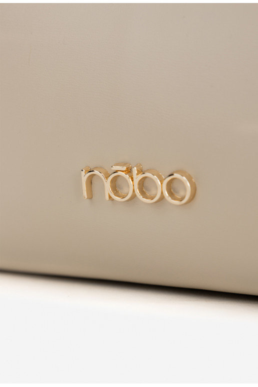 Ordinateur de poche Acheteurka avec boucles NOBO BAG6010-015 Brillammentbeige