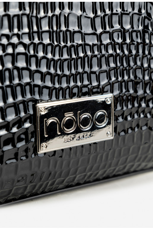 avec effet vernis Ordinateur de pocheTłoczonym Un exemple NOBO BAG6150-M20 noir