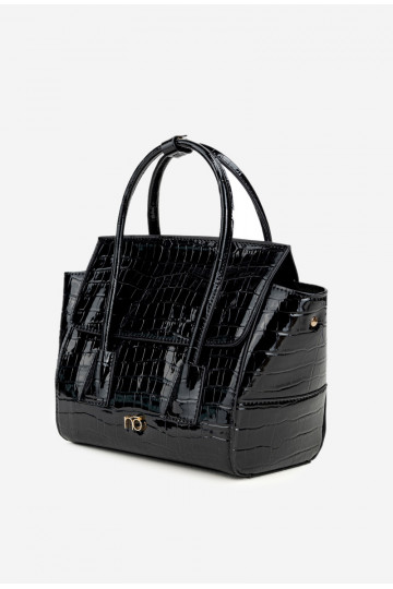 Un petit sac à main TroncTłoczonym Un exemple NOBO BAG5800-M20 noir 2
