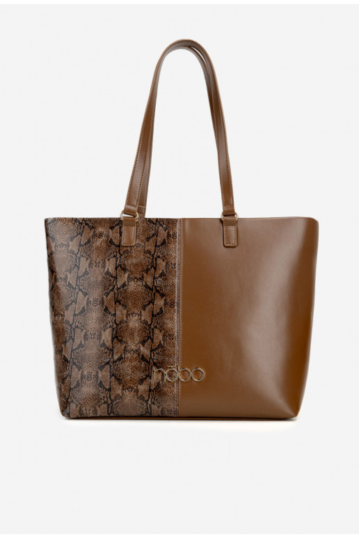 Handheld Käuferka Tiermuster NOBO BAG5740-M17 Braun