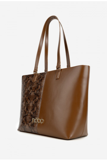 Ordinateur de poche Acheteurka Motif animalier NOBO BAG5740-M17 Brun 2