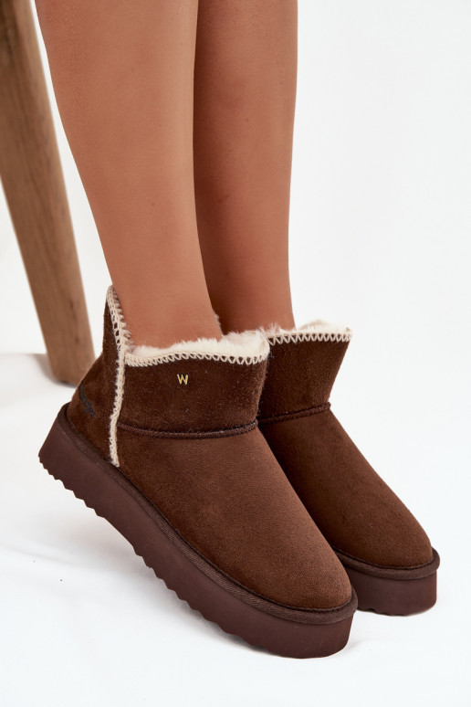 Schneestiefel Feminin mit einer Plattform INrangler 20253093.IKU CzekoladoZue