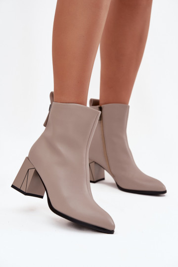 réchauffer Bottes avec des talonsActivéturalnej Skóry Vinceza 66812 couleur grise 2