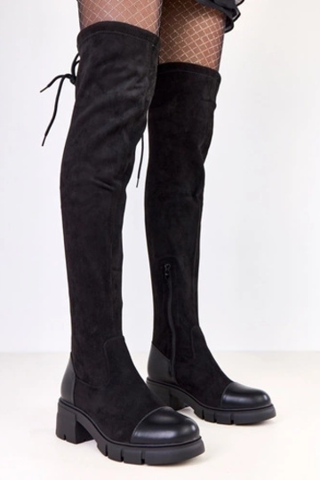 Bottes hautes noires en... 2