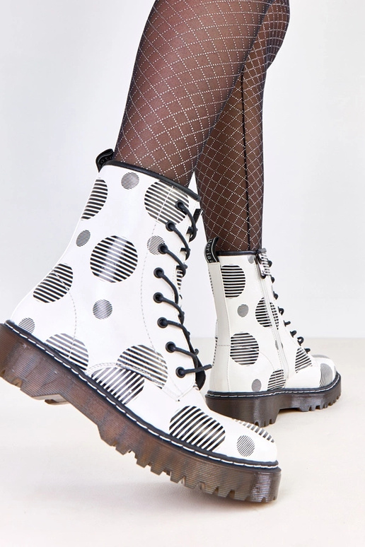 Witte dames platformschoenen Merelin