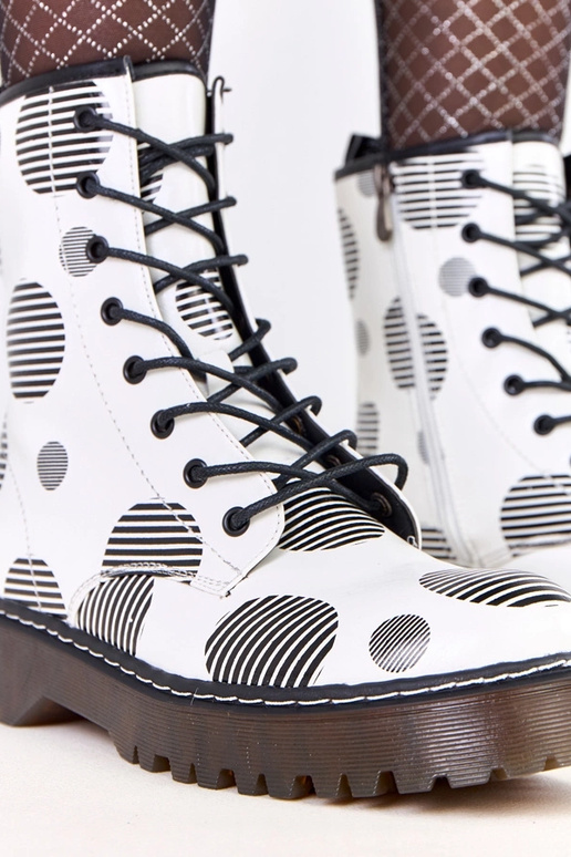 Witte dames platformschoenen Merelin