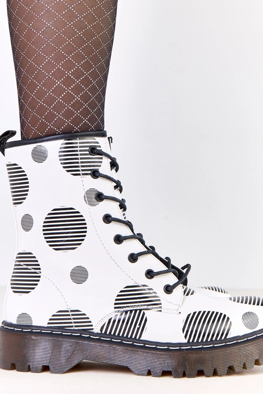 Witte dames platformschoenen Merelin