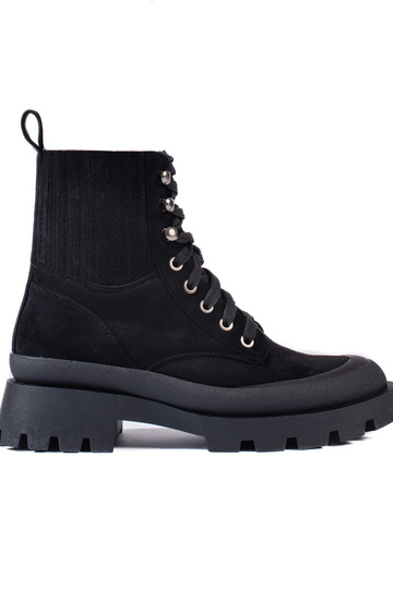 schZuarze Farbe gefesselt aus INildleder Schuhe 2