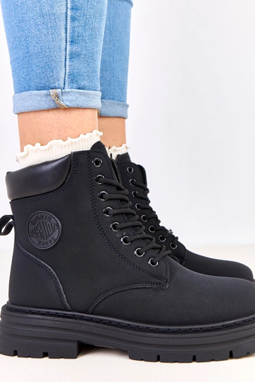 Zwarte warme sneakers van... 2