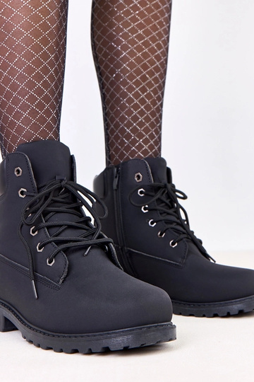 Zwarte warme sneakers voor...