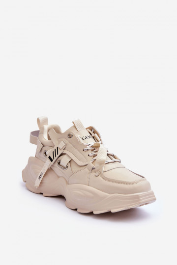 sportschoenen Sneakers model schoenen GOE MM2N4015 beige