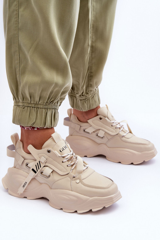 Turnschuhe Sneakers Stilvollllschuhe GOE MM2N4015 Beige