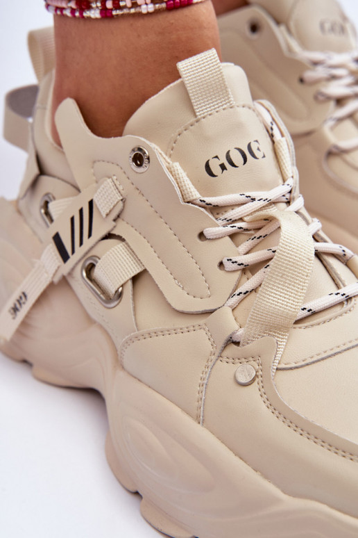 Turnschuhe Sneakers Stilvollllschuhe GOE MM2N4015 Beige