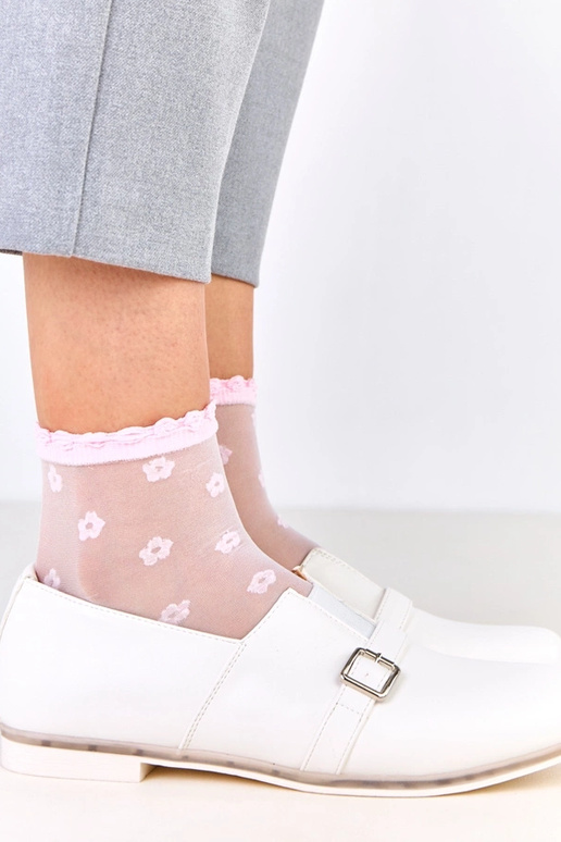 Bottines blanches pour femmes avec...