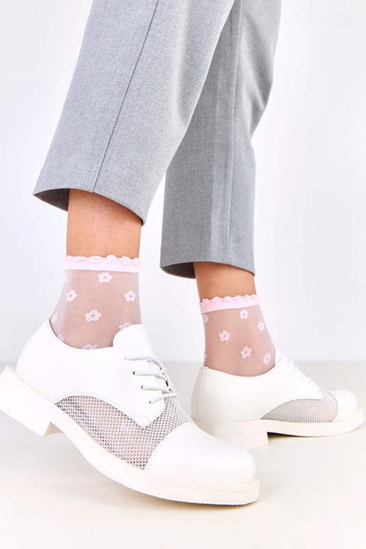 Bottines blanches pour femmes avec...