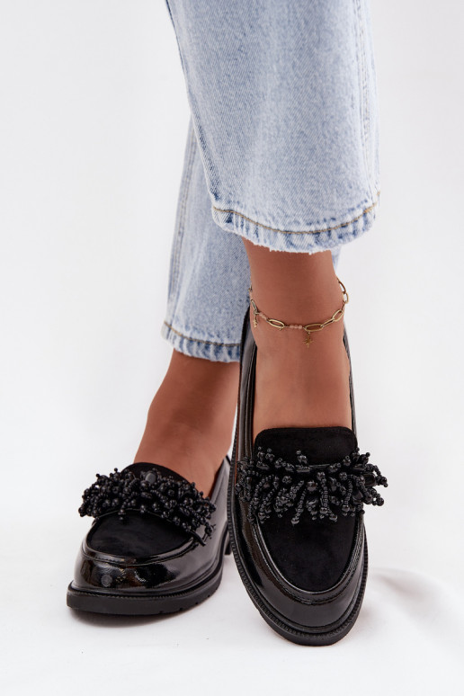 Dames Mocassins met lakeffect S.Barski HY52-369B zInart